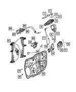 Window Regulator Motor, Left - Mopar (68302551ac) - view 10