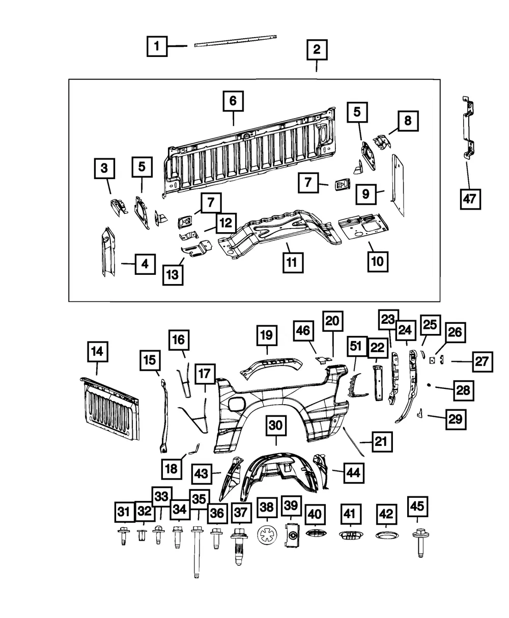 D Pillar Panel, Right - Mopar (68302670AE) - view 5