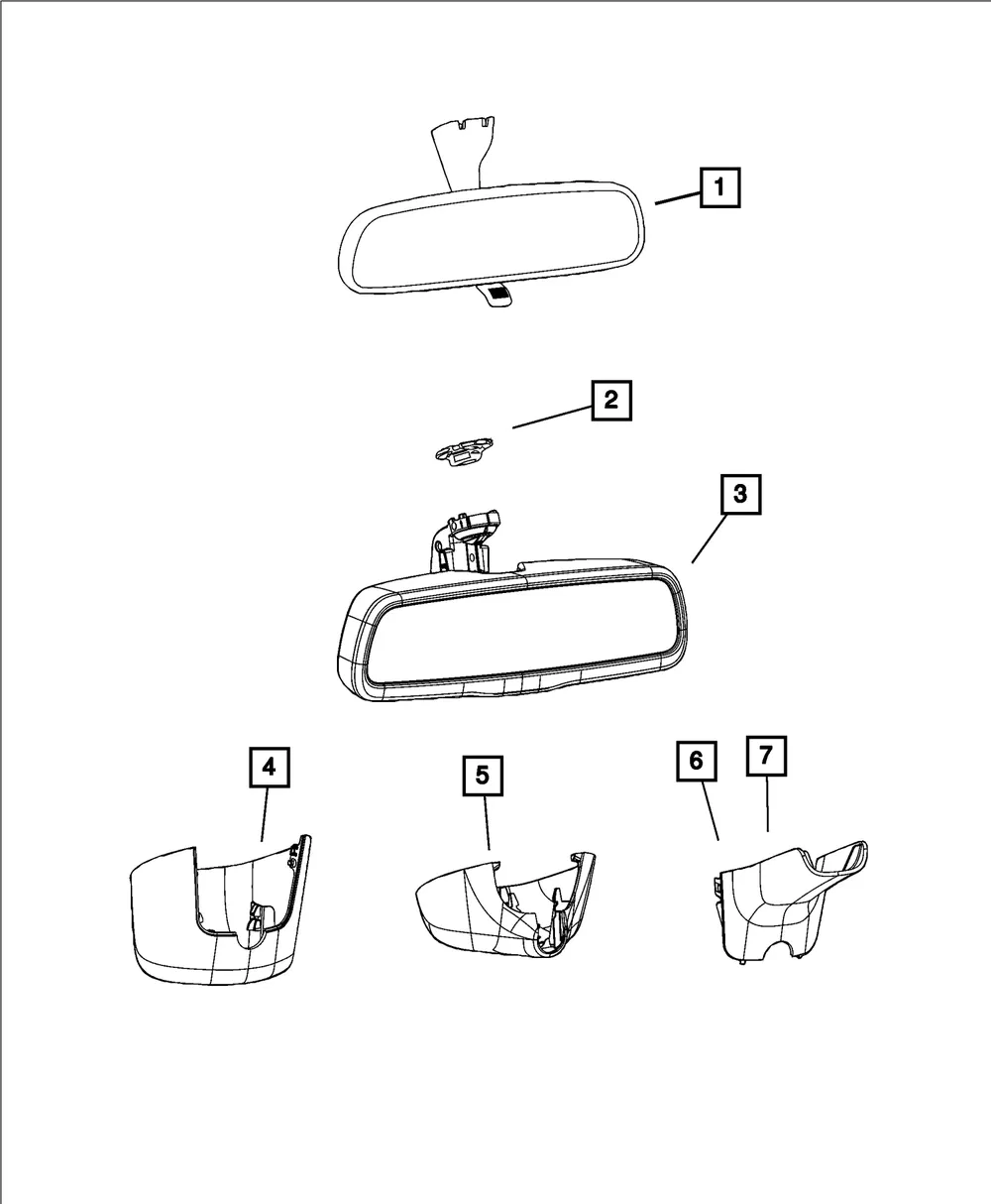 Mirror Cover - Mopar (68306543ab) - view 5