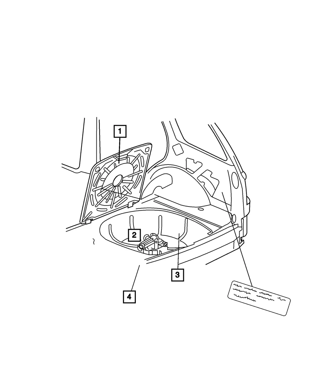 Jack Caution Label - Mopar (68307174aa) - view 3