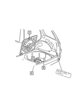 Jack Caution Label - Mopar (68307174aa) - view 6