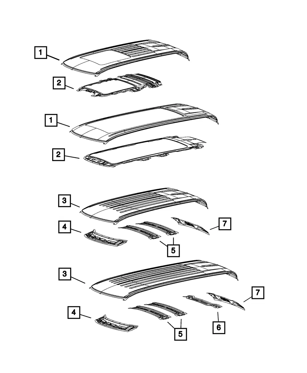 Roof Panel - Mopar (68308848ac) - view 6