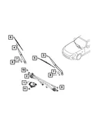 Window Wiper Nut - Mopar (68313218AA) - view 12