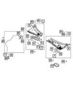 Windshield Washer Hose - Mopar (68314435aa) - view 8