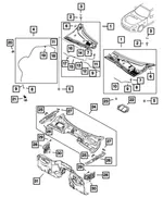 Windshield Washer Hose - Mopar (68314436aa) - view 8