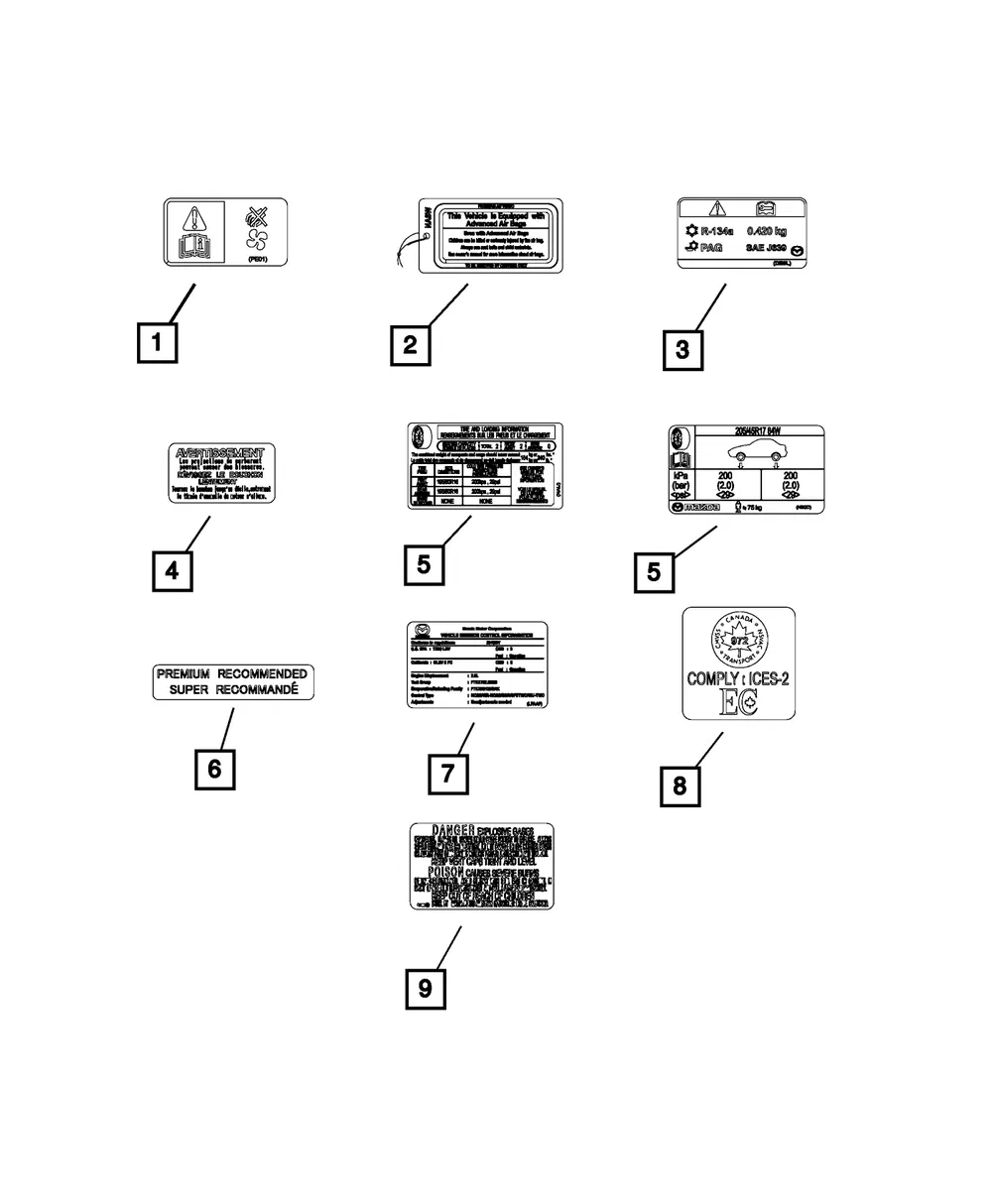 Air Conditioning System Label - Mopar (68315403aa) - view 4