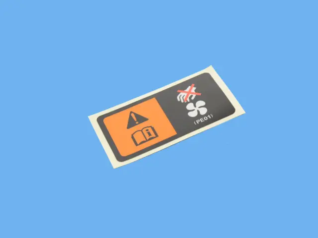 Fan Caution Label - Mopar (68315460aa) - view 7