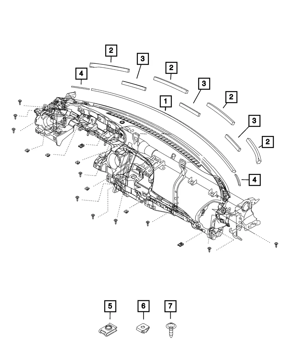 Weatherstrip Seal - Mopar (68315598aa)