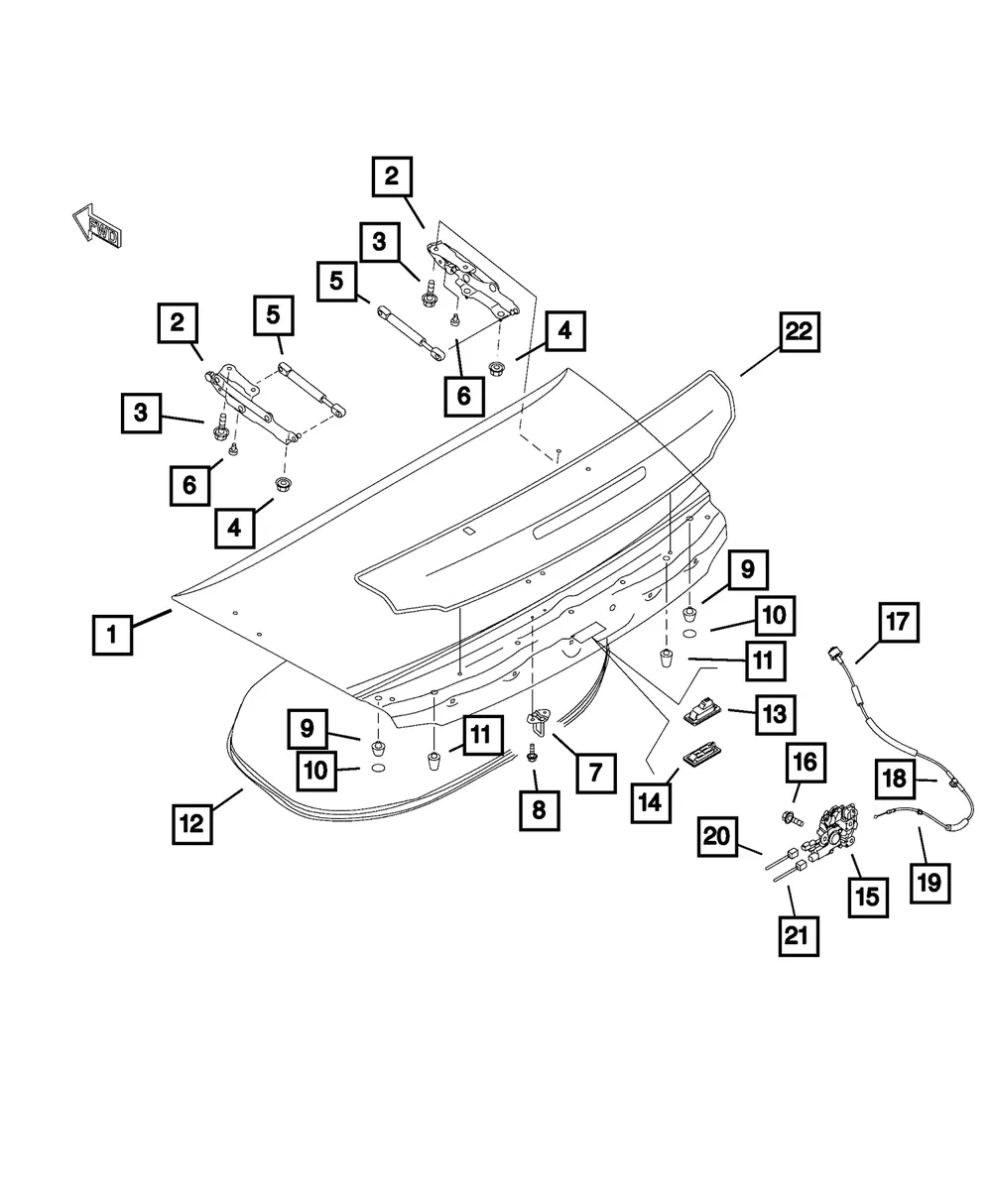Overslam Bumper - Mopar (68315718aa) - view 4
