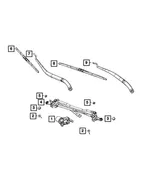 Windshield Wiper Motor - Mopar (68316735AA) - view 14