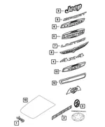 Nameplate - Mopar (68317569AA) - view 14
