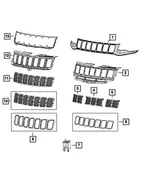 Texture Grille - Mopar (68317863aa) - view 10