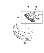 Front Grille Panel - Mopar (68318874aa) - view 10
