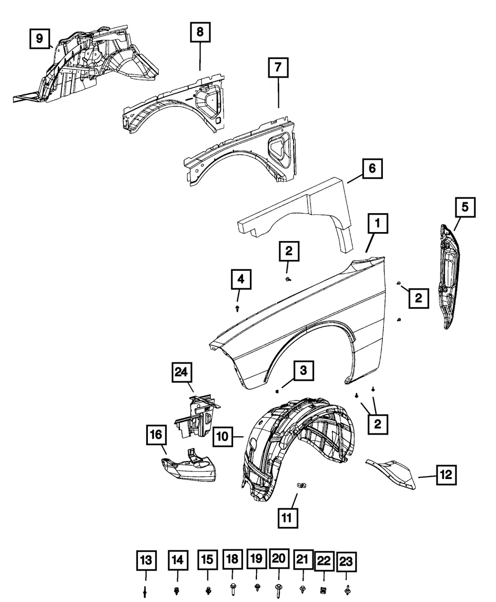 Splash Shield, Left - Mopar (68319963ae) - view 4