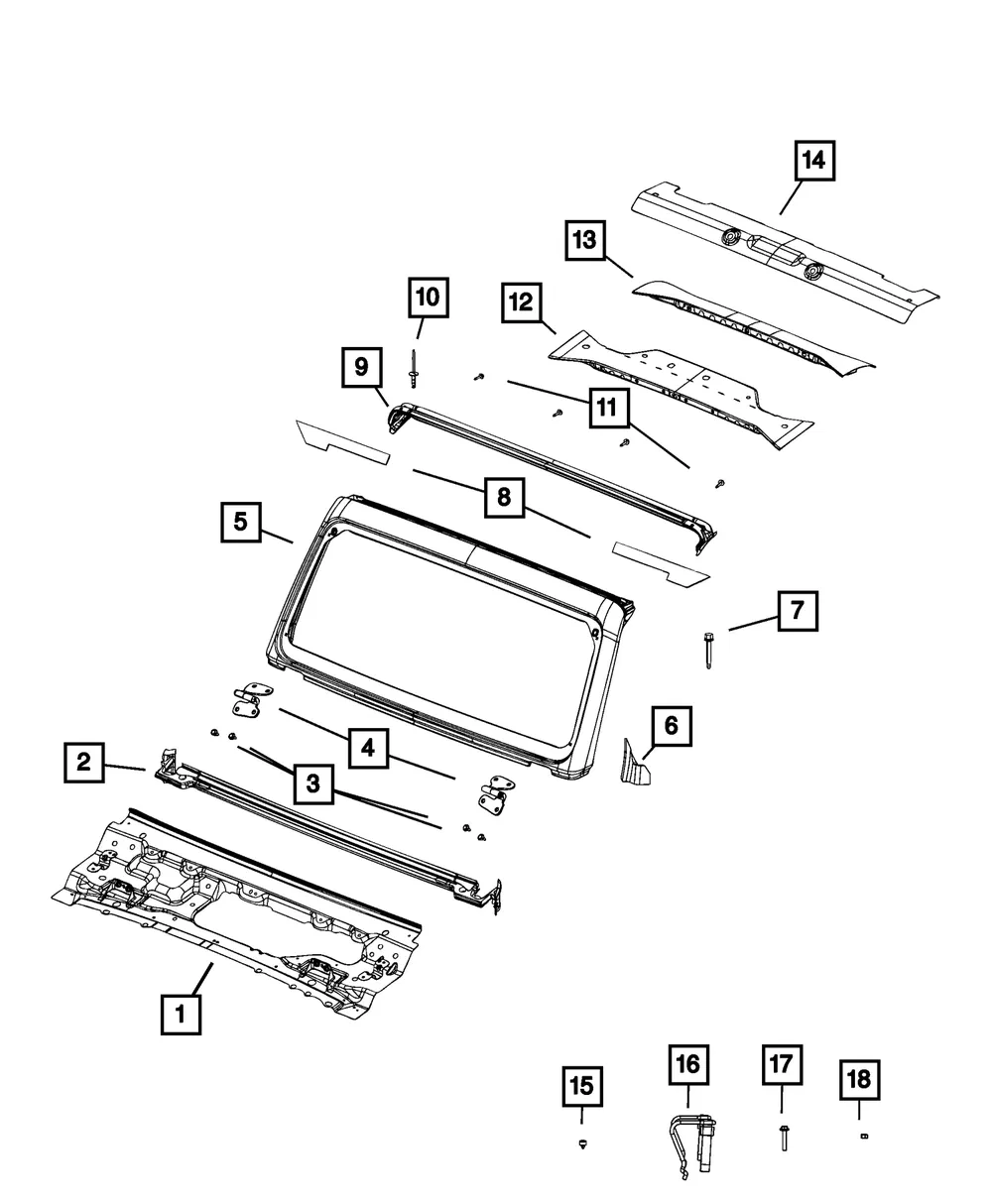 Rubber Bumper - Mopar (68320434aa) - view 3