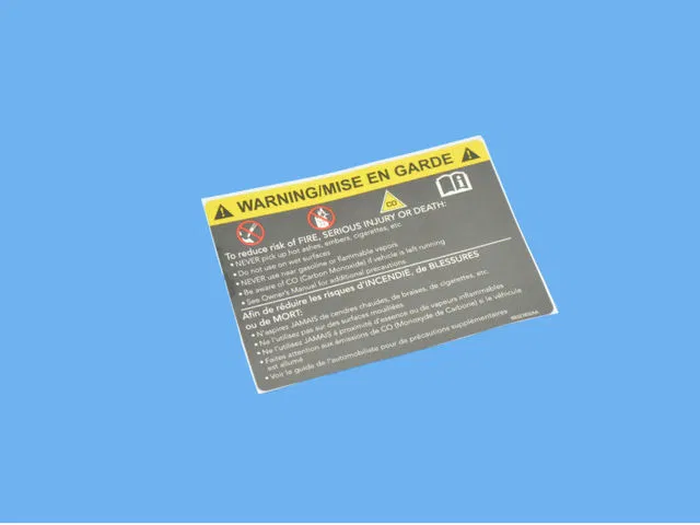 Warning Label - Mopar (68321632AA)