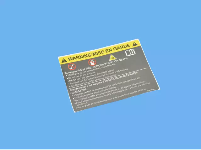 Warning Label - Mopar (68321632AA) - view 6