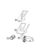 Inside Rear View Mirror - Mopar (68324973AA) - view 20