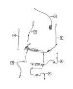 Latch Release Cable - Mopar (68325076AB) - view 16