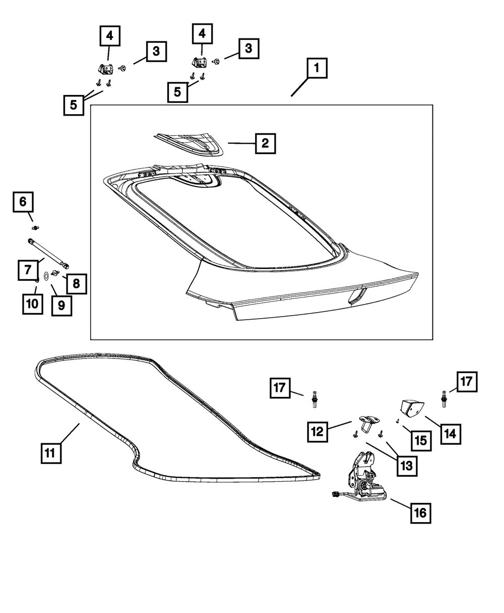Bumper - Mopar (68334530AA) - view 2