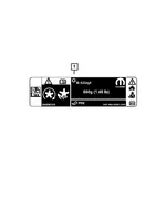 Air Conditioning System Label - Mopar (68340587AA) - view 17