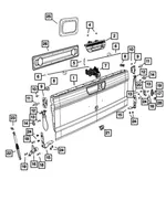 Tailgate Hinge - Mopar (68341648ab) - view 12
