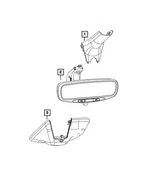 Inside Rear View Mirror - Mopar (68347419AE) - view 25