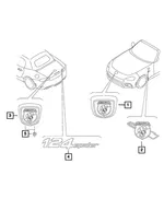 Nameplate - Mopar (68349017AA) - view 4