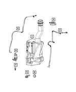 Window Washer Hose - Mopar (68349622aa) - view 8