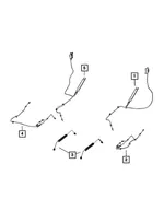 Latch Release Cable Assembly - Mopar (68351711aa) - view 4