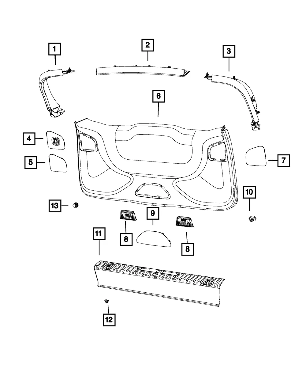 Door Plug - Mopar (68356615AA) - view 9