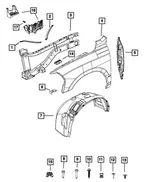 Fender Mounting Bracket, Right - Mopar (68360836AB) - view 11