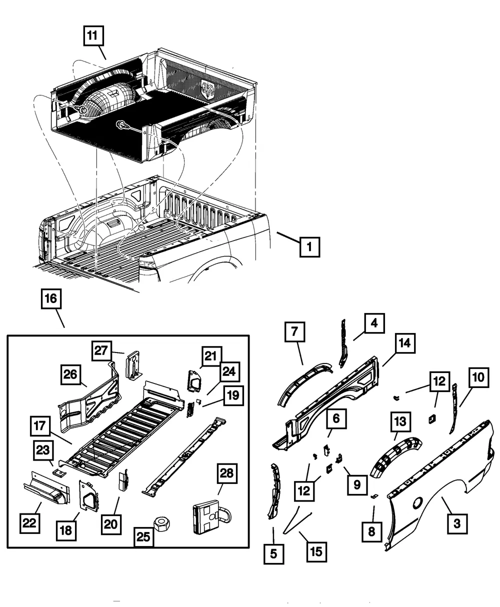D Pillar Panel, Left - Mopar (68362265AA) - view 8