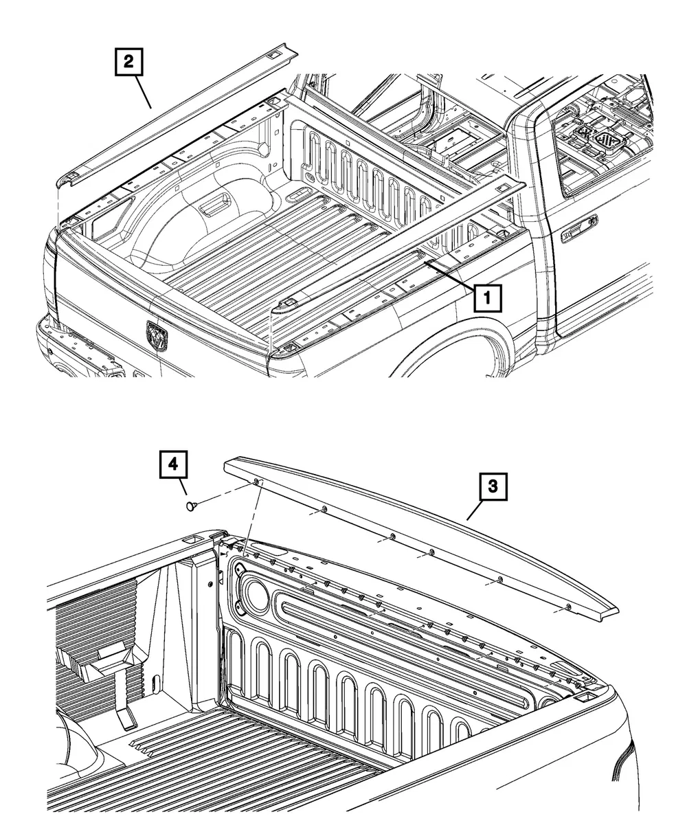 Tailgate Spoiler - Mopar (68364364aa) - view 3
