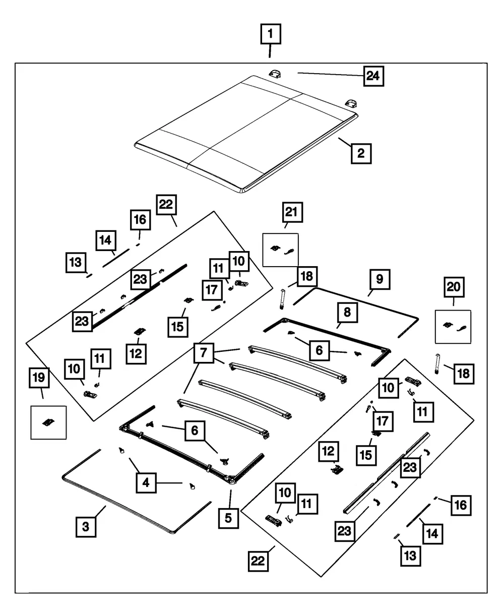Hinge Seal - Mopar (68371947aa) - view 4