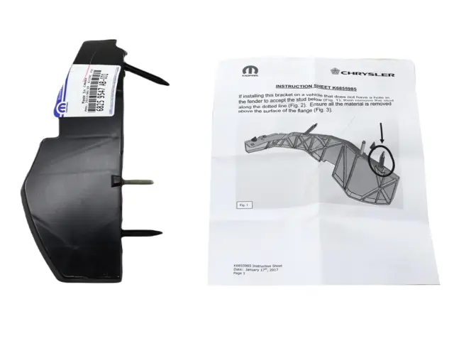 Bumper Bracket - Driver's Side (LH) - Mopar (68375014AA) - view 8