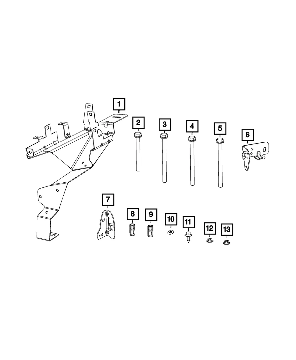 Fascia Bracket - Mopar (68378644aa) - view 5