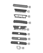 Lower Grille - Mopar (68394591aa) - view 12
