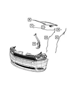 Windshield Washer Nozzle - Mopar (68398695AA) - view 16