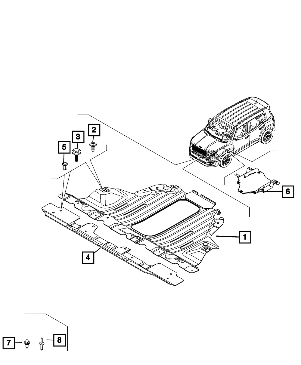 Splash Shield - Mopar (68399060aa)
