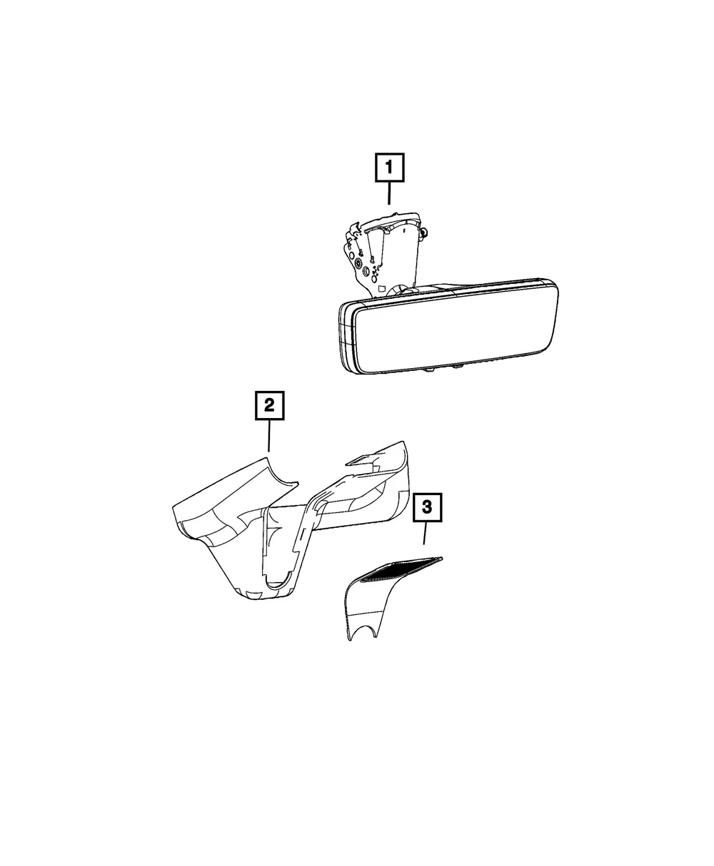 Mirror Cover - Mopar (68400513ab)