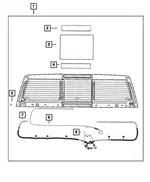 Backlite Applique - Mopar (68402768aa) - view 8