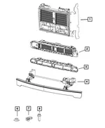 Active Shutter Grille - Mopar (68405073AE) - view 9