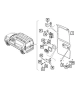Door Upper Hinge - Mopar (68405388AA) - view 13