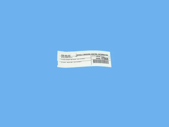 Label - Mopar (68406470aa) - view 5