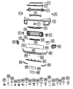 Grille Bracket - Mopar (68408125aa) - view 10