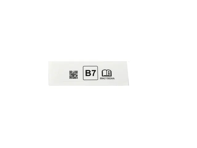 Diesel Fuel Label - Mopar (68421583aa)
