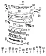 Lower Grille - Mopar (68421768ab) - view 9