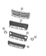 Radiator Grille - Mopar (68422116ac) - view 13