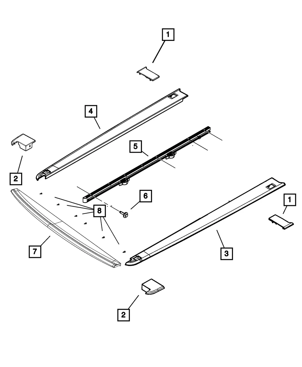 Tailgate Spoiler - Mopar (68422347AA) - view 12